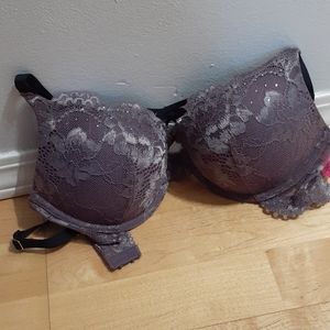 Purple Hello Sugar La Senza lace bra